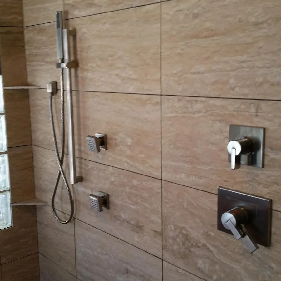 Shower fixture installation for Water Heater Installation in Lacombe